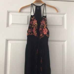 Black maxi dress